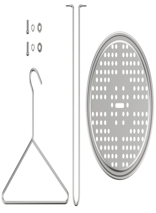 TAILGRILLER Perforated Turkey Chicken Poultry Deep Fryer Accessory Kit with Wire Handle Lifter Hook Vertical Roaster Holder Base - Image 3